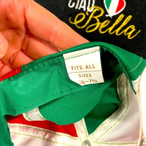 Ciao Bella Italia Woman’s Winter Beanie And Vintage Italia Adjustable Unisex Cap - Picture 5 of 6